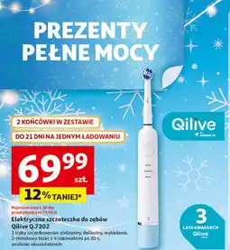 Auchan Szczoteczka do zębów elektryczna q.7202 Qilive oferta