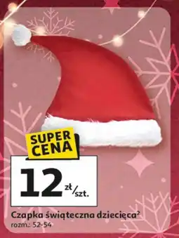 Auchan Czapka dziecięca świąteczna oferta