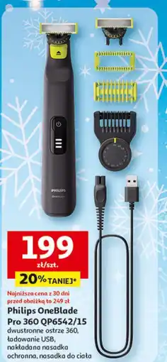 Auchan Golarka hybrydowa qp6542/15 Philips Oneblade oferta