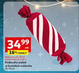 Auchan Poduszka wałek cukierek 30 cm oferta