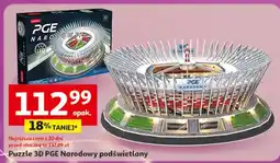 Auchan Puzzle 3d pge narodowy podświetlany Cubicfun oferta