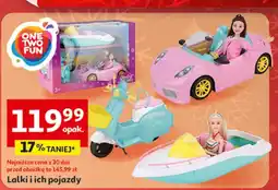 Auchan Lalki i ich pojazdy One Two Fun oferta