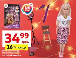 Auchan Lalka influencerka One Two Fun oferta