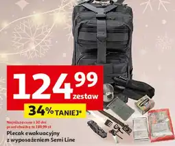 Auchan Plecak ewakuacyjny z wyposażeniem Semi Line oferta