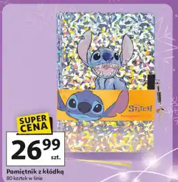 Auchan Pamiętnik z kłódką stich oferta