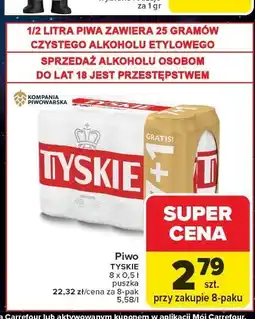 Carrefour Piwo Tyskie Gronie oferta