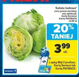 Carrefour Sałata lodowa oferta