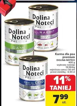 Carrefour Karma dla psa bogata w dorsza i brokuła Dolina Noteci Premium oferta