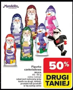 Carrefour Mikołaj z czekolady Milka oferta