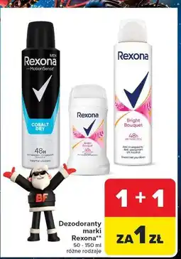 Carrefour Antyperspirant Rexona Men Cobalt Dry oferta