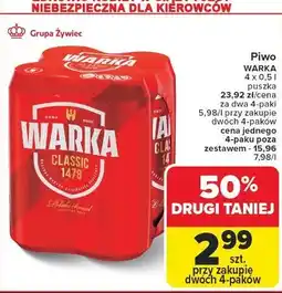 Carrefour Piwo Warka oferta