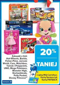 Carrefour Gra uno spin Mattel oferta