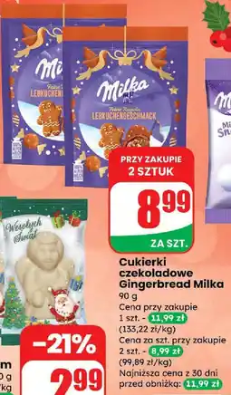 Dino Cukierki czekoladowe Gingerbread Milka oferta