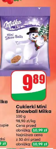 Dino Cukierki Mini Snowball Milka oferta
