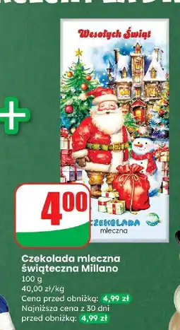 Dino Czekolada mleczna świąteczna Millano oferta