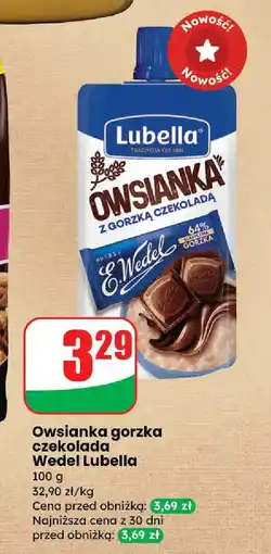 Dino Owsianka gorzka czekolada Wedel Lubella oferta