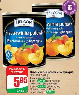 Dino Brzoskwinie połówki w syropie Helcom oferta