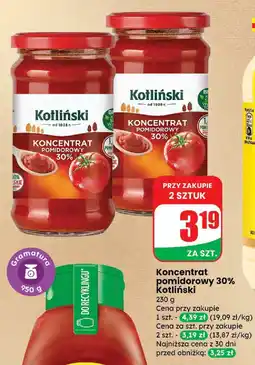 Dino Koncentrat pomidorowy 30% Kotliński oferta