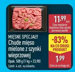 ALDI Mięso mielone z szynki wieprzowej MIĘSNE SPECJAŁY oferta