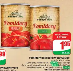 Dino Pomidory bez skórki całe Warzyw Moc oferta