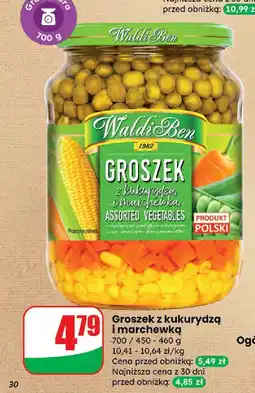 Dino Groszek z kukurydzą i marchewką WaldiBen oferta