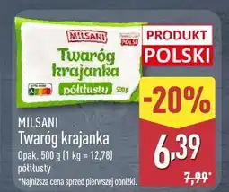 ALDI Twaróg krajanka MILSANI półtłusty oferta