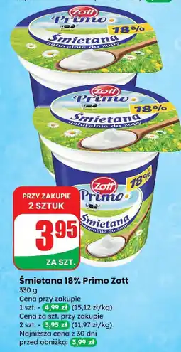Dino Śmietana 18% Primo Zott oferta
