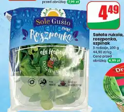 Dino Sałata rukola, roszponka, szpinak Sole Gusto oferta