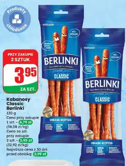 Dino Kabanosy Classic Berlinki oferta