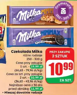 Dino Czekolada Milka różne rodzaje oferta