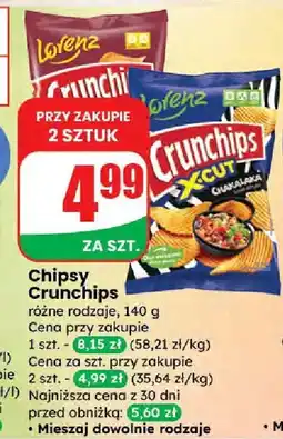 Dino Chipsy Crunchips różne rodzaje Lorenz oferta
