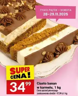 Twój Market Ciasto banan w karmelu Białecki Cukiernia oferta