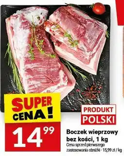 Twój Market Boczek wieprzowy bez kości, 1 kg Twój Market oferta