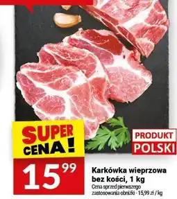 Twój Market Karkówka wieprzowa bez kości, 1 kg Twój Market oferta