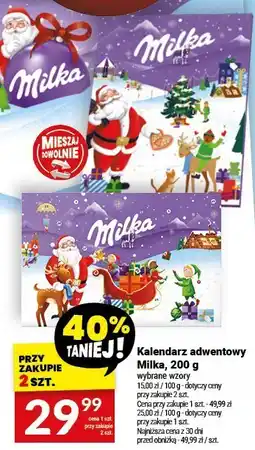 Twój Market Kalendarz adwentowy Milka, 200 g oferta