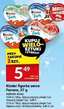 Twój Market Kinder figurka serce Ferrero oferta