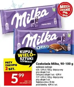 Twój Market Czekolada Milka, 90-100 g oferta