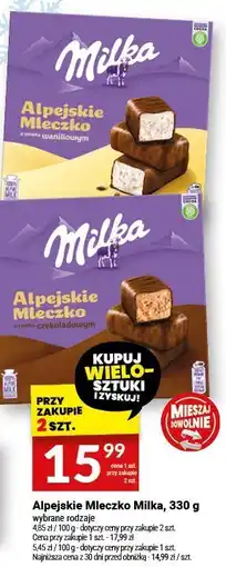 Twój Market Alpejskie Mleczko Milka, 330 g oferta