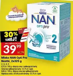 Twój Market Mleko NAN Opti Pro Nestle 2x325 g oferta
