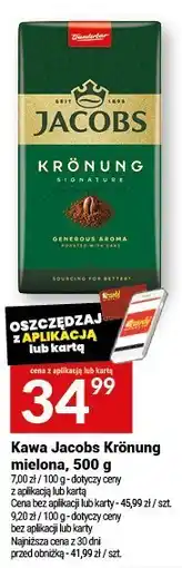 Twój Market Kawa Jacobs Krönung mielona oferta