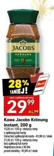 Twój Market Kawa Jacobs Krönung instant oferta