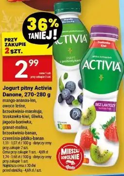 Twój Market Jogurt pitny Activia Danone oferta