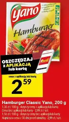 Twój Market Hamburger Classic Yano 200 g oferta