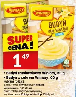 Twój Market Budyń z cukrem Winiary, 60 g oferta