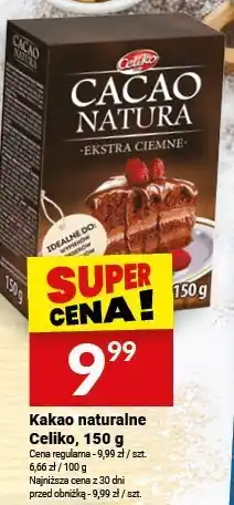 Twój Market Kakao naturalne Celiko, 150 g oferta