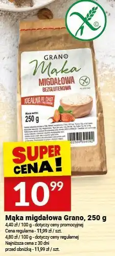 Twój Market Mąka migdałowa Grano, 250 g oferta