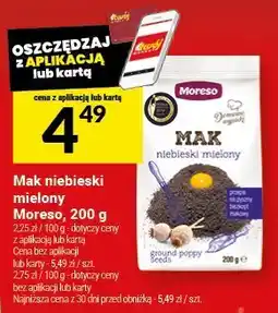 Twój Market Mak niebieski mielony Moreso, 200 g oferta