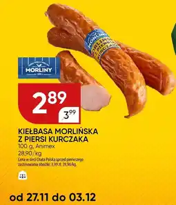 Chata Polska Kiełbasa Morlińska z piersi kurczaka Morliny oferta