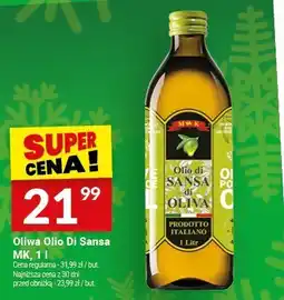 Twój Market Oliwa Olio Di Sansa MK, 1 l oferta