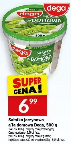 Twój Market Sałatka jarzynowa a la domowa Dega, 500 g oferta